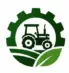 Tractors Zone logo featuring a green tractor inside a gear symbol with leaf elements and the brand name Tractors Zone